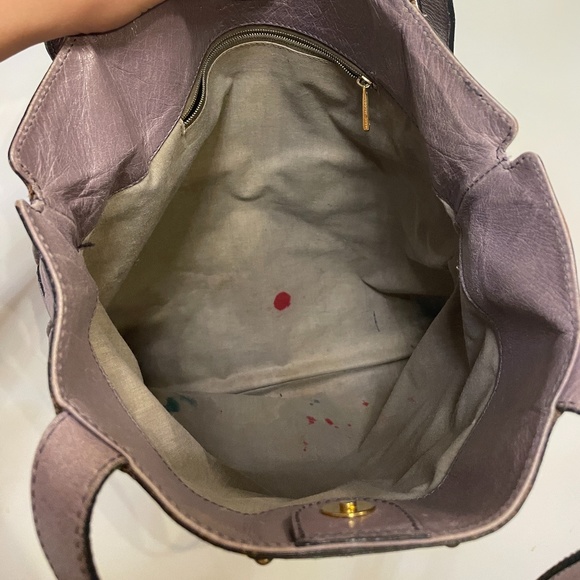 Purple Marc Jacobs Tote - Subdued Purple Leather (Rare, Vintage) - Picture 7 of 8